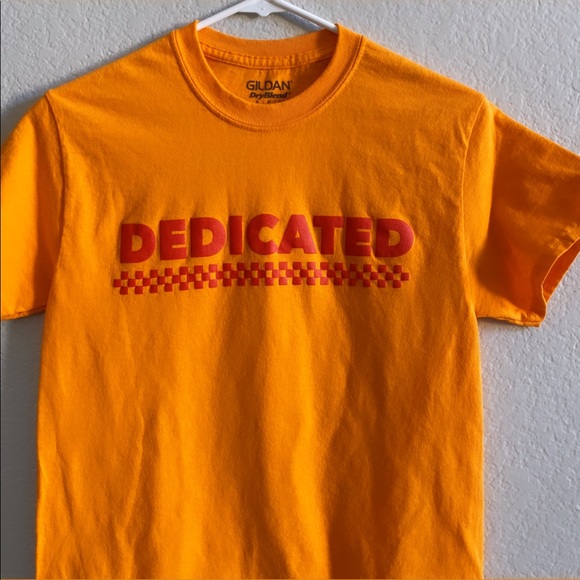 Dedicated Orange and Red Graphic T-Shirt - Picture 2 of 4